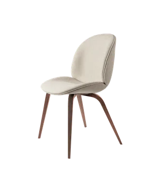 Beetle Dining Chair, Fully Upholstered by GUBI in Tempt, Gabriel (61168, Standard), Wood base, American Walnut – product photo 5 of 5