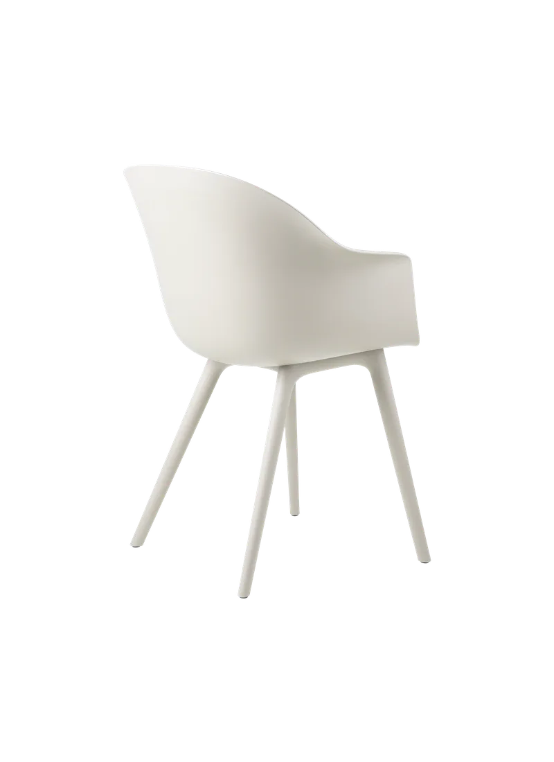 Bat Dining Chair, Outdoor by GUBI in Alabaster White – product photo 1 of 6