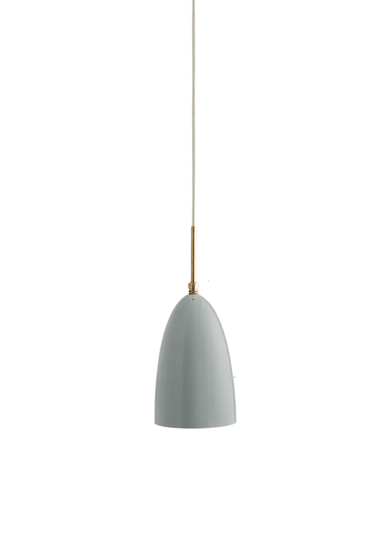 Gräshoppa Pendant van GUBI in Dusty Blue Semi Matt, EU – productfoto