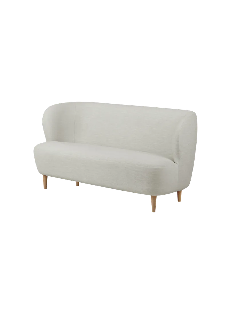 Stay Sofa, Fully Upholstered van GUBI in Bonito, JAB (091, Standard), W150, Oak Semi Matt – productfoto