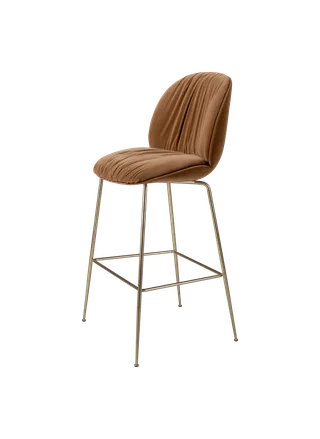 Beetle Soft Bar Chair, Fully Upholstered by GUBI in Sunday, Dedar (112, Standard), Antique Brass – product photo 3 of 3