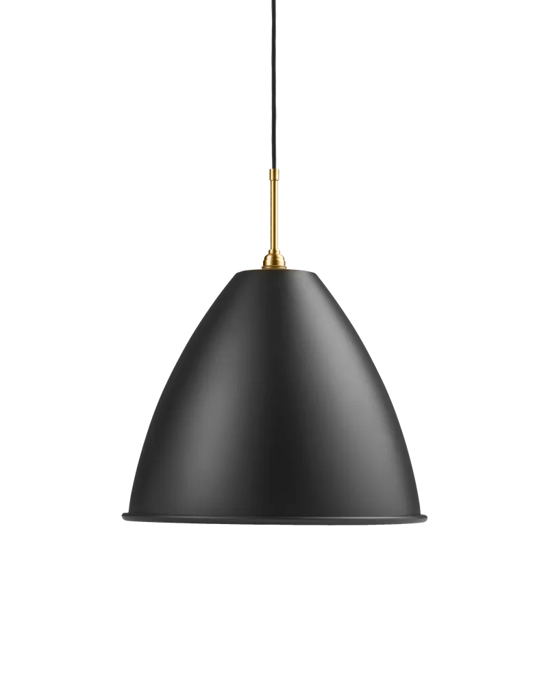 Bestlite BL9 Pendant de GUBI en Black Semi Matt, Brass, Ø40 × 33 cm, EU – photo du produit 2 sur 2