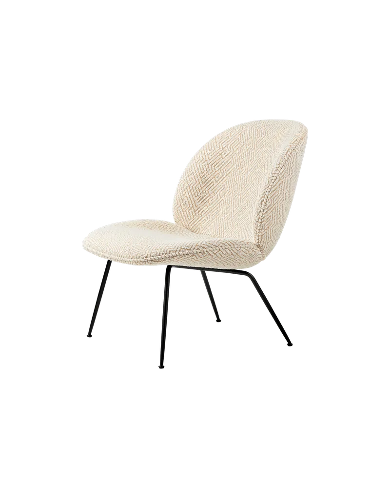Beetle Lounge Chair by GUBI in Dora Boucle, Enzo Degli Angiuoni (0002, Standard), Matt Black – product photo 2 of 2