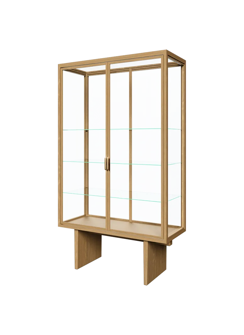 Private Vitrine by GUBI in Light Stained Oak Veneer – product photo