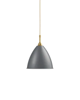 Bestlite BL9 Pendant von GUBI in Grey Semi Matt, Brass, Ø21 × 18 cm, EU – Produktfoto 2 von 2
