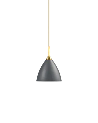 Bestlite BL9 Pendant von GUBI in Grey Semi Matt, Brass, Ø16 × 13 cm, EU – Produktfoto 2 von 2