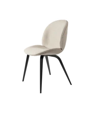 Beetle Dining Chair, Fully Upholstered von GUBI in Tempt, Gabriel (61168, Standard), Wood base, Black Stained Beech – Produktfoto 5 von 5