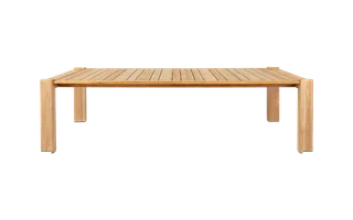Atmosfera Dining Table de GUBI en 281 × 105 cm, Natural teak, Natural teak – photo du produit 4 sur 7