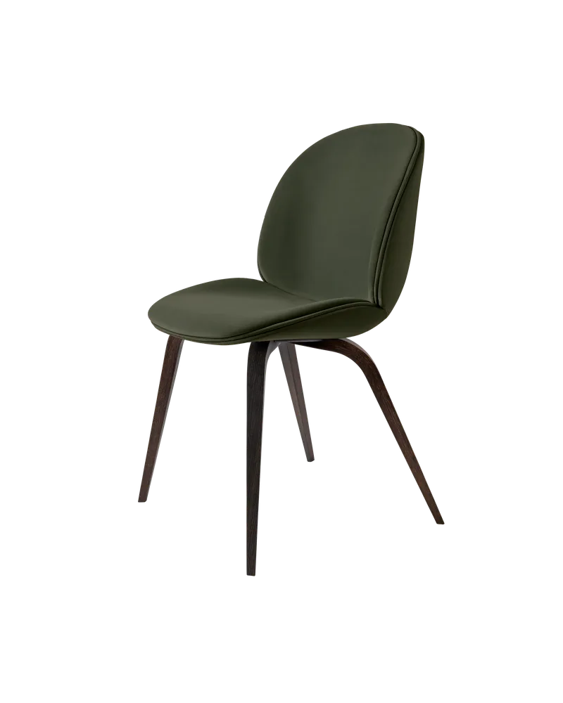 Beetle Dining Chair, Fully Upholstered von GUBI in Sunday, Dedar (018, Standard), Wood base, Smoked Oak – Produktfoto 5 von 5