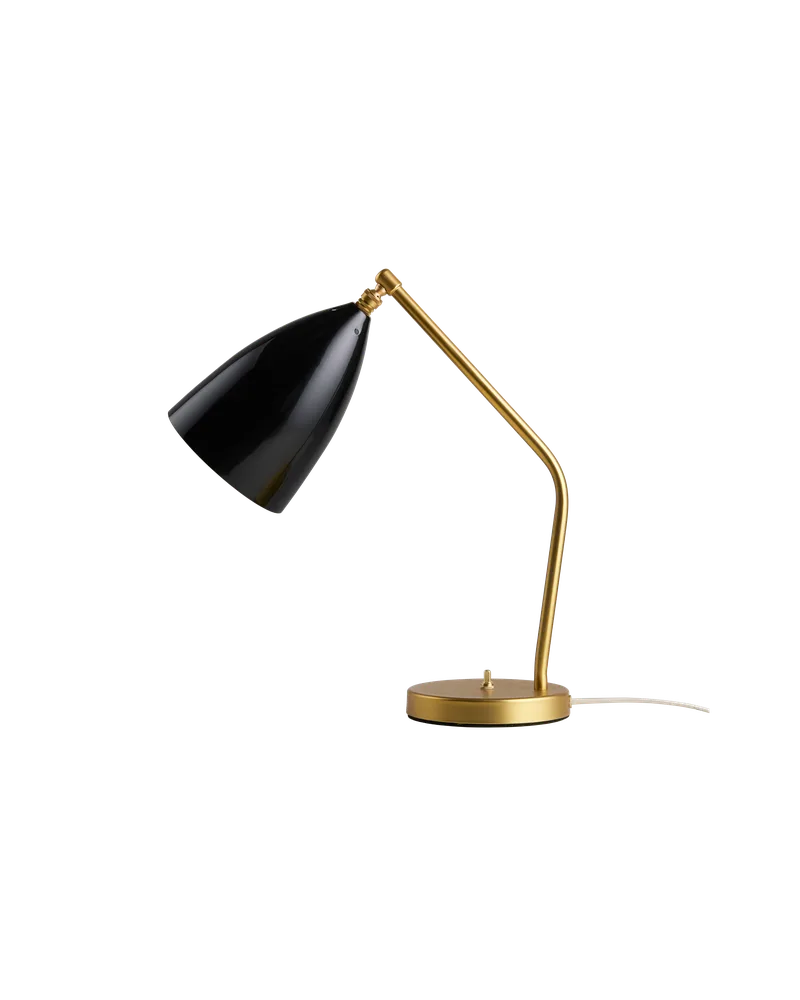 Gräshoppa Table Lamp by GUBI in Black Glossy, EU – product photo