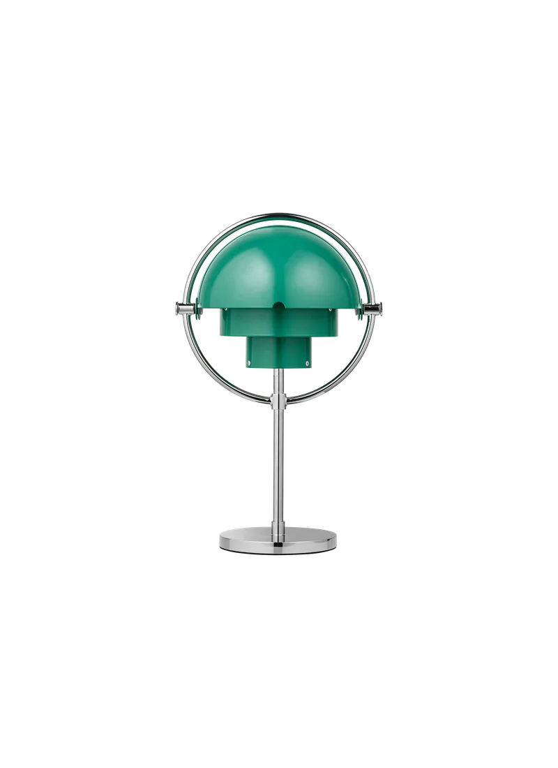 Multi-Lite Portable Lamp by GUBI in Teal Green, Chrome, EU – product photo