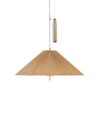 1972 Pendant by GUBI in Ø60 × 22 cm, Yes, Bamboo, EU – product photo 2 of 5