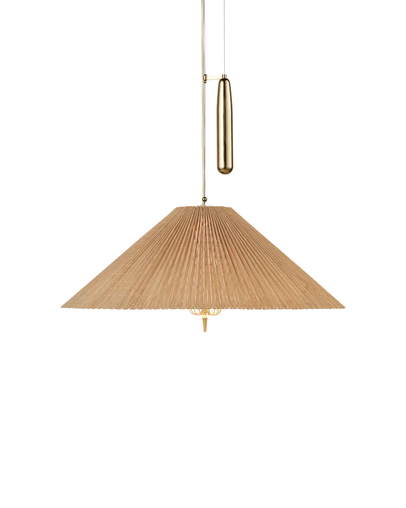 1972 Pendant by GUBI in Ø60 × 22 cm, Yes, Bamboo, EU – product photo 2 of 5