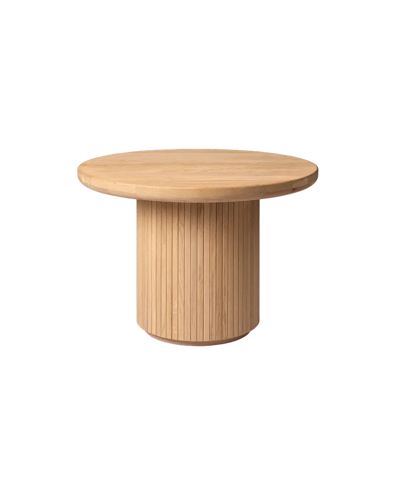 Moon Coffee Table, Round by GUBI in Solid Oak Oiled, Solid Oak Oiled, Ø60 x H45 cm – product photo