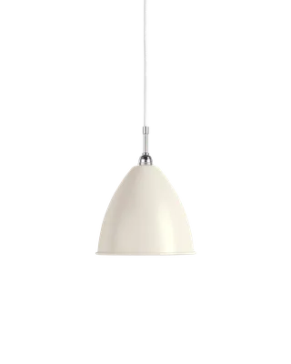 Bestlite BL9 Pendant von GUBI in White Semi Matt, Chrome, Ø21 × 18 cm, EU – Produktfoto 2 von 2
