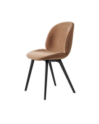 Beetle Dining Chair, Fully Upholstered von GUBI in Belsuede Special FR, Dedar (132, Standard), Plastic base, Black – Produktfoto 5 von 5