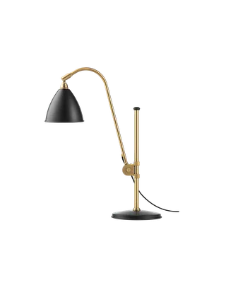 Bestlite BL1 Table Lamp van GUBI in Black Semi Matt, Brass, EU – productfoto 3 van 3