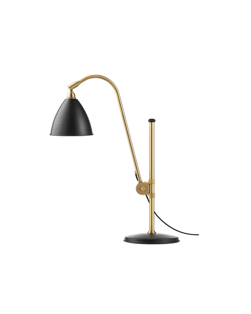 Bestlite BL1 Table Lamp van GUBI in Black Semi Matt, Brass, EU – productfoto 3 van 3