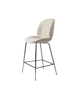 Beetle Counter Chair, Fully Upholstered de GUBI en Conic base, Black Chrome, Tempt, Gabriel (61168, Standard) – photo du produit 4 sur 4