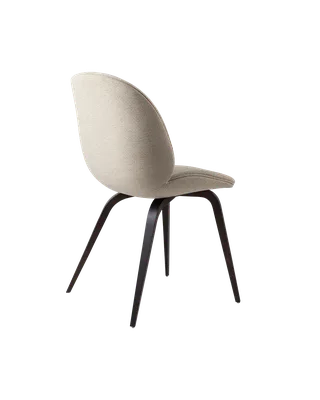 Beetle Dining Chair, Fully Upholstered by GUBI in Tempt, Gabriel (61168, Standard), Wood base, Smoked Oak – product photo 4 of 5