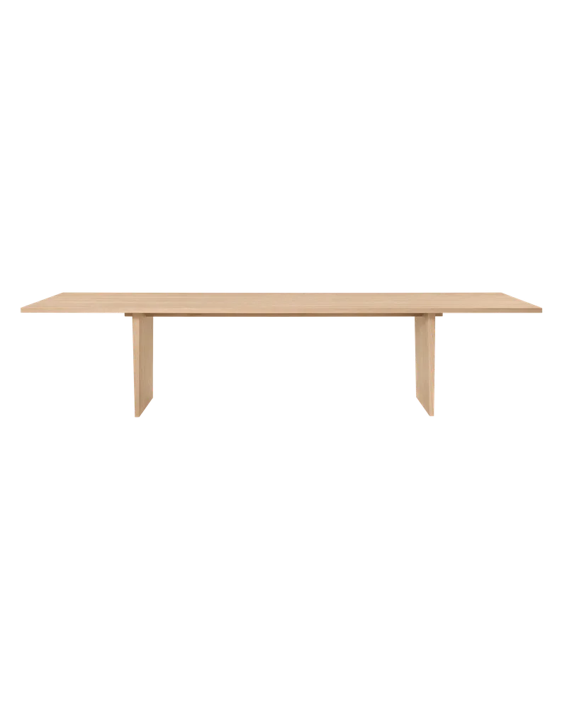 Private Dining Tables by GUBI in Light Stained Veneer Oak, Light Stained Veneer Oak, 320 cm – product photo