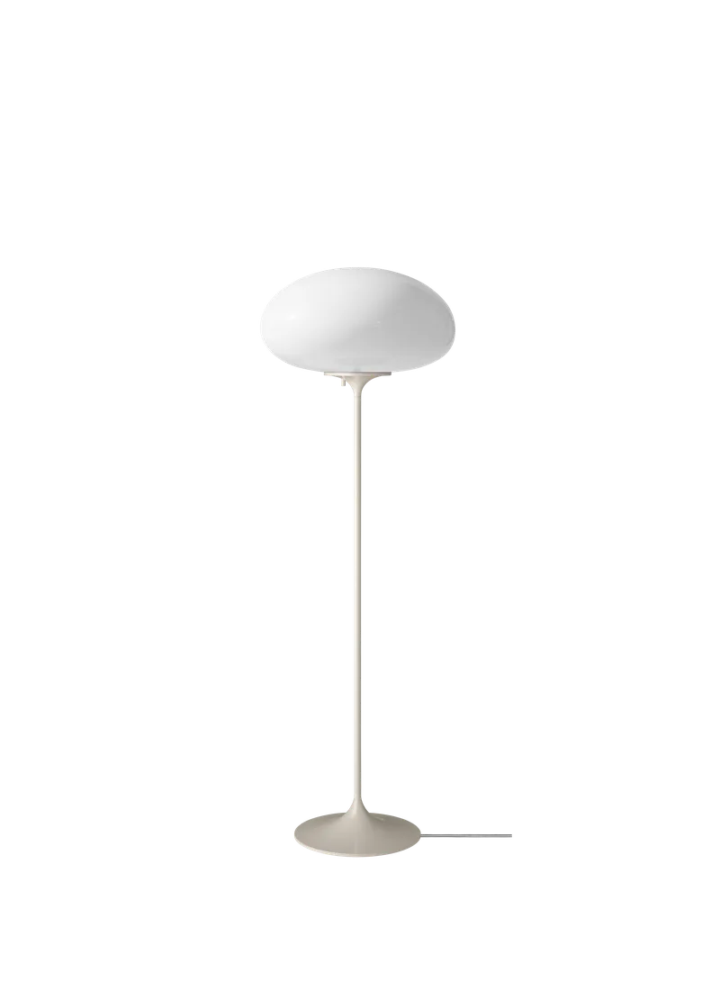 Stemlite Floor Lamp by GUBI in Pebble Grey, 110 cm, Opal Glass, EU – product photo
