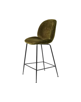 Beetle Counter Chair, Fully Upholstered de GUBI en Conic base, Matt Black, Mumble, Glamour Group (40, Standard) – photo du produit 4 sur 4