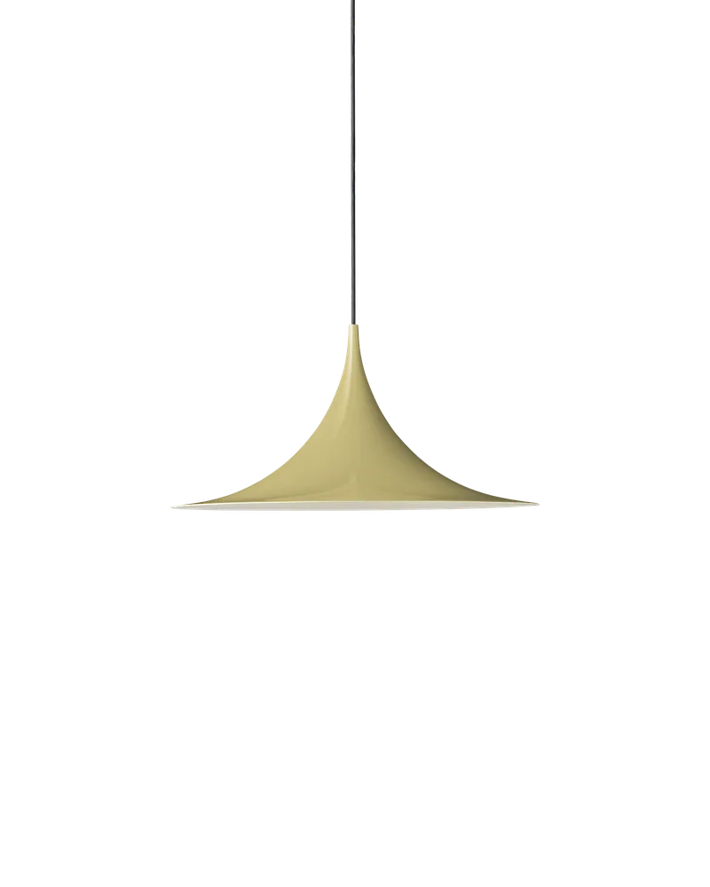 Semi Pendant de GUBI en Fennel Seed Glossy, Ø47 × 23,5 cm, EU – photo du produit