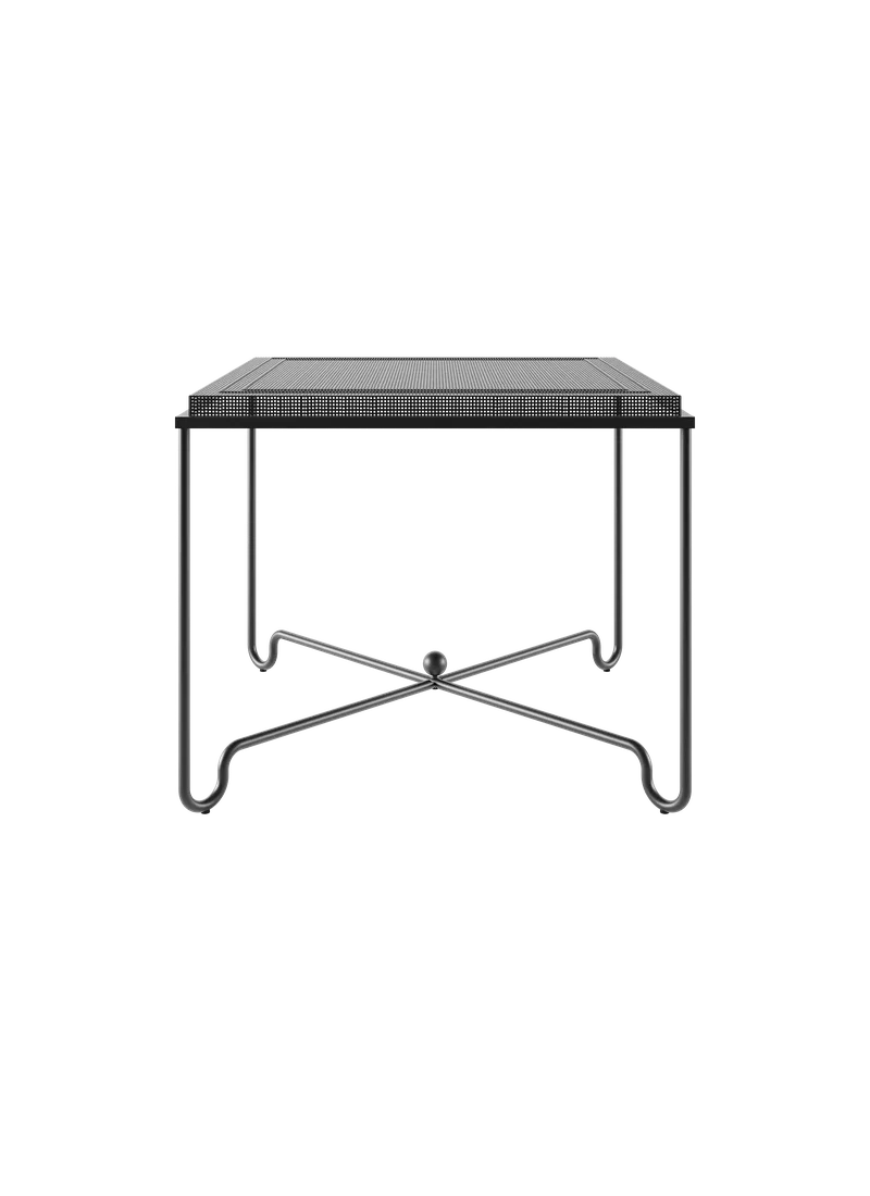 Tropique Dining Table by GUBI in Classic Black, Classic Black, 90 × 90 cm – product photo