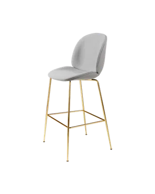 Beetle Bar Chair, Fully Upholstered by GUBI in Remix 3, Kvadrat (123, Standard), Brass Semi Matt, Conic base – product photo 4 of 4