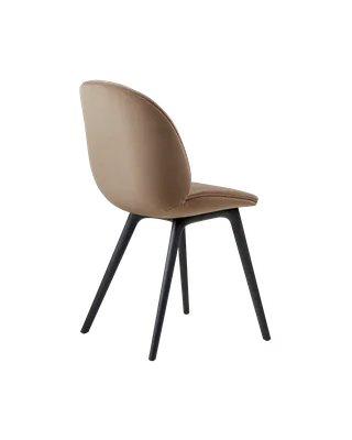 Beetle Dining Chair, Fully Upholstered von GUBI in Sunday, Dedar (034, Standard), Plastic base, Black – Produktfoto 2 von 5