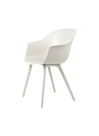 Bat Dining Chair, Outdoor by GUBI in Alabaster White – product photo 6 of 6