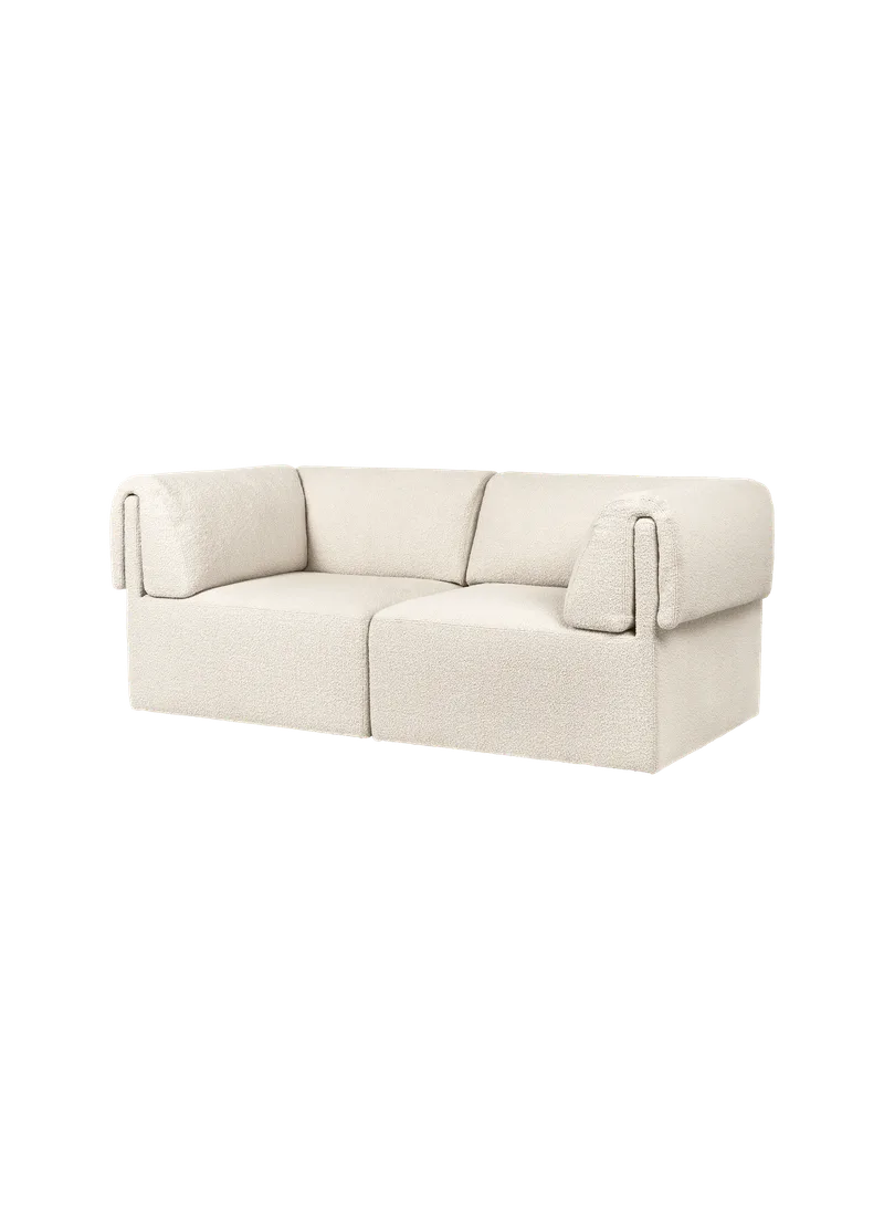 Wonder sofa by GUBI in Karakorum, Dedar (001, Standard), 2 seater, Armrest – product photo