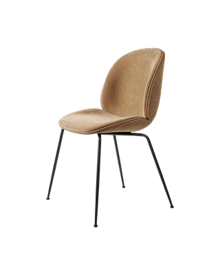 Beetle Dining Chair, Fully Upholstered von GUBI in Belsuede Special FR, Dedar (003, Standard), Conic base, Matt Black – Produktfoto 5 von 5