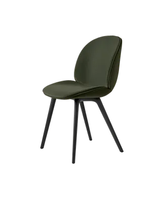 Beetle Dining Chair, Fully Upholstered von GUBI in Sunday, Dedar (018, Standard), Plastic base, Black – Produktfoto 5 von 5