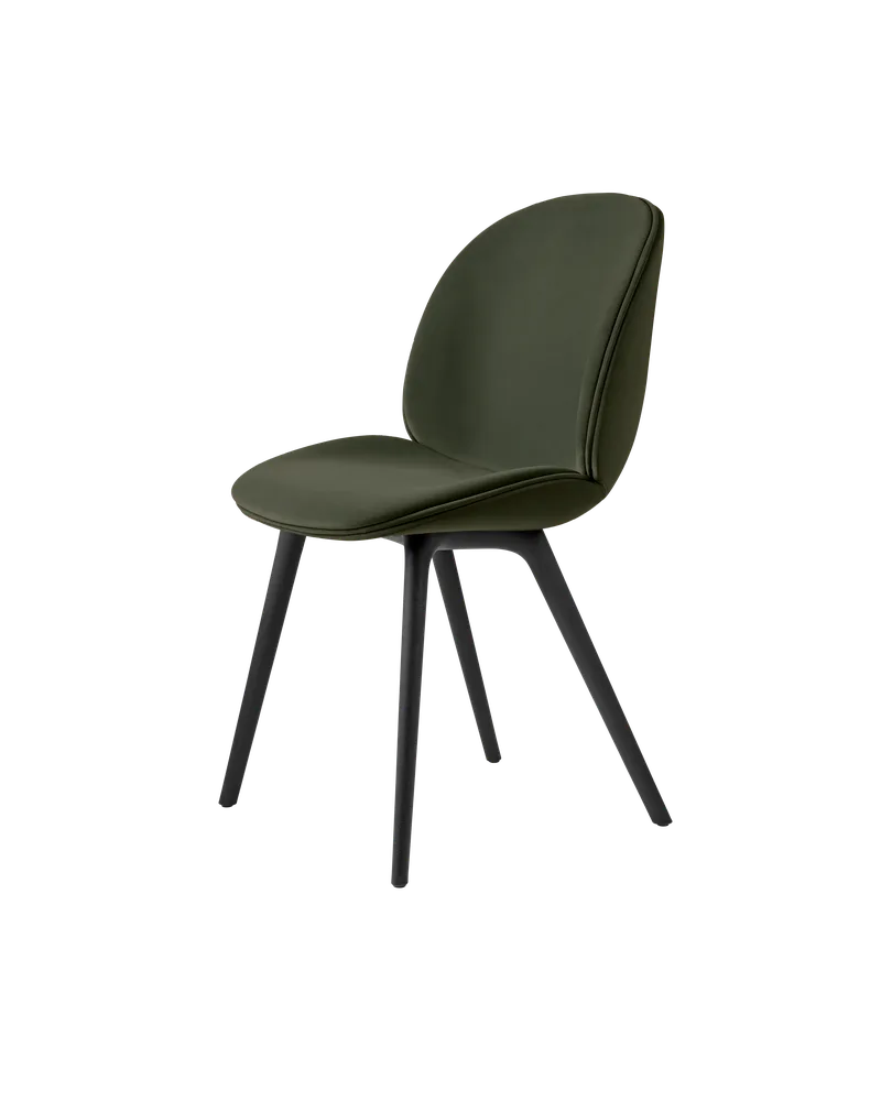 Beetle Dining Chair, Fully Upholstered von GUBI in Sunday, Dedar (018, Standard), Plastic base, Black – Produktfoto 5 von 5