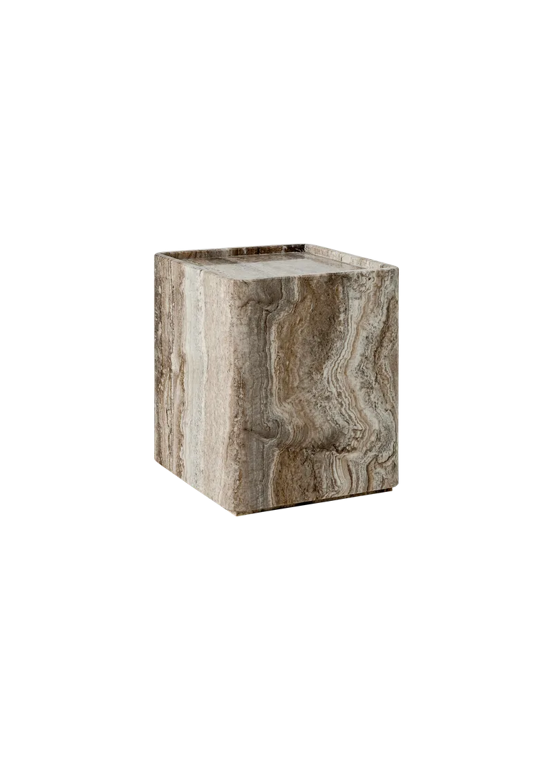 Pietra, Side Table by GUBI in Lively Sepia, Small – product photo