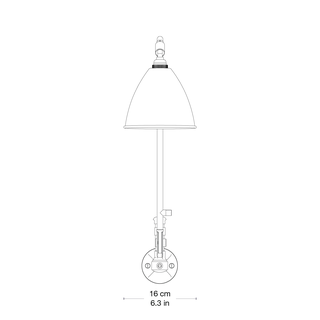 Bestlite BL6 Wall Lamp by GUBI in Black Brass, Black Brass, EU – product photo 2 of 3