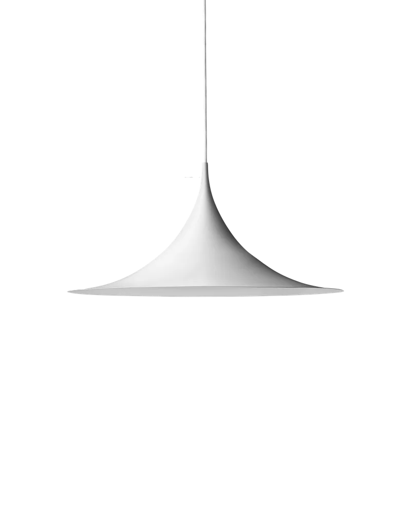 Semi Pendant by GUBI in White Semi Matt, Ø60 × 30 cm, EU – product photo