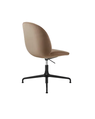 Beetle Meeting Chair, Fully Upholstered by GUBI in Sunday, Dedar (034, Standard), Height adjustable 4-star base, Matt Black – product photo 3 of 5