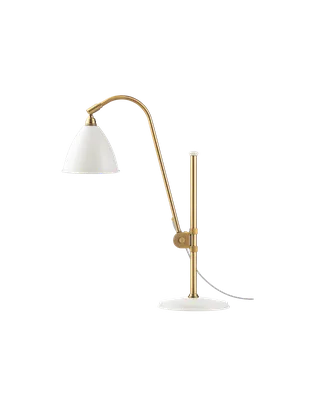 Bestlite BL1 Table Lamp von GUBI in White Semi Matt, Brass, EU – Produktfoto 3 von 3