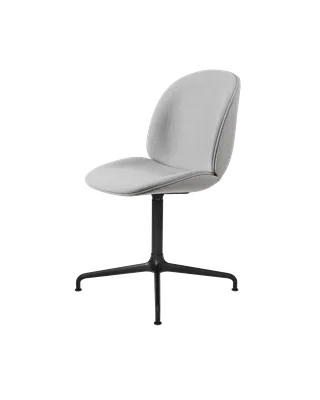 Beetle Meeting Chair, Fully Upholstered van GUBI in Remix 3, Kvadrat (123, Standard), 4-star base, Matt Black – productfoto 5 van 5