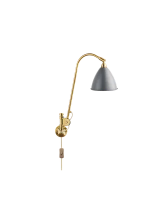 Bestlite BL6 Wall Lamp by GUBI in Grey Semi Matt, Brass, EU – product photo 3 of 3