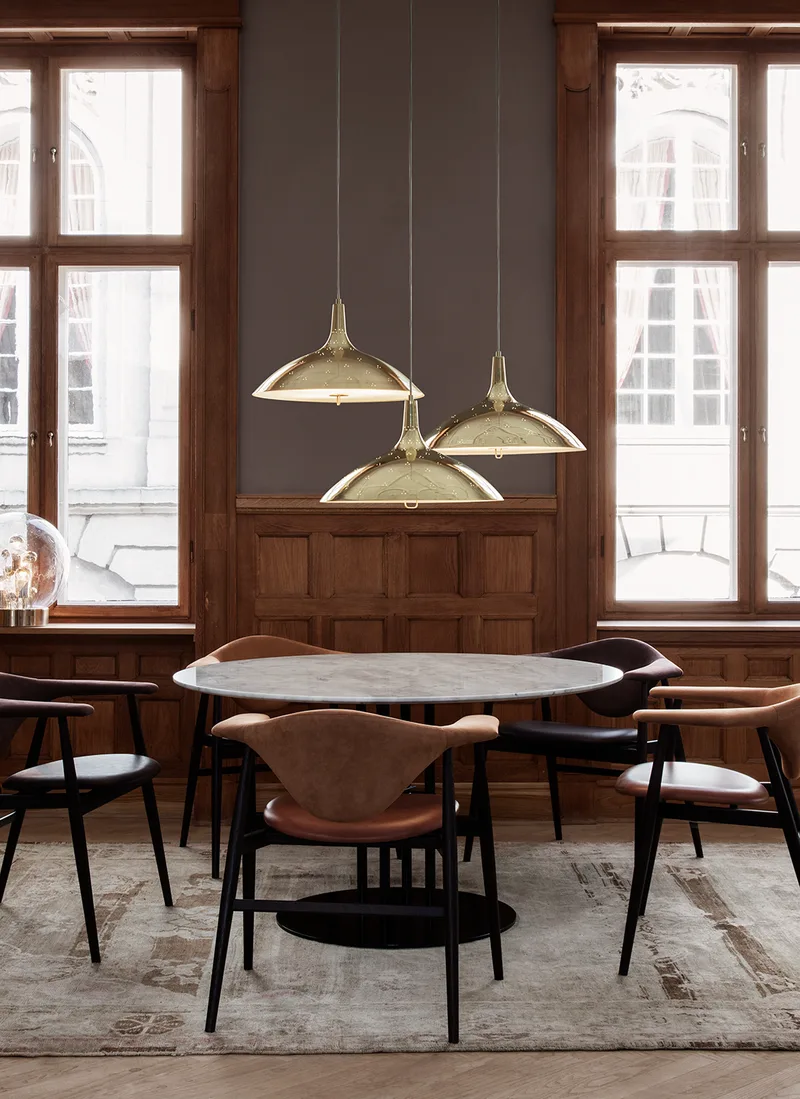 1965 Pendant de GUBI en Polished Brass, Brass, Non, EU – photo d’ambiance 3 sur 4