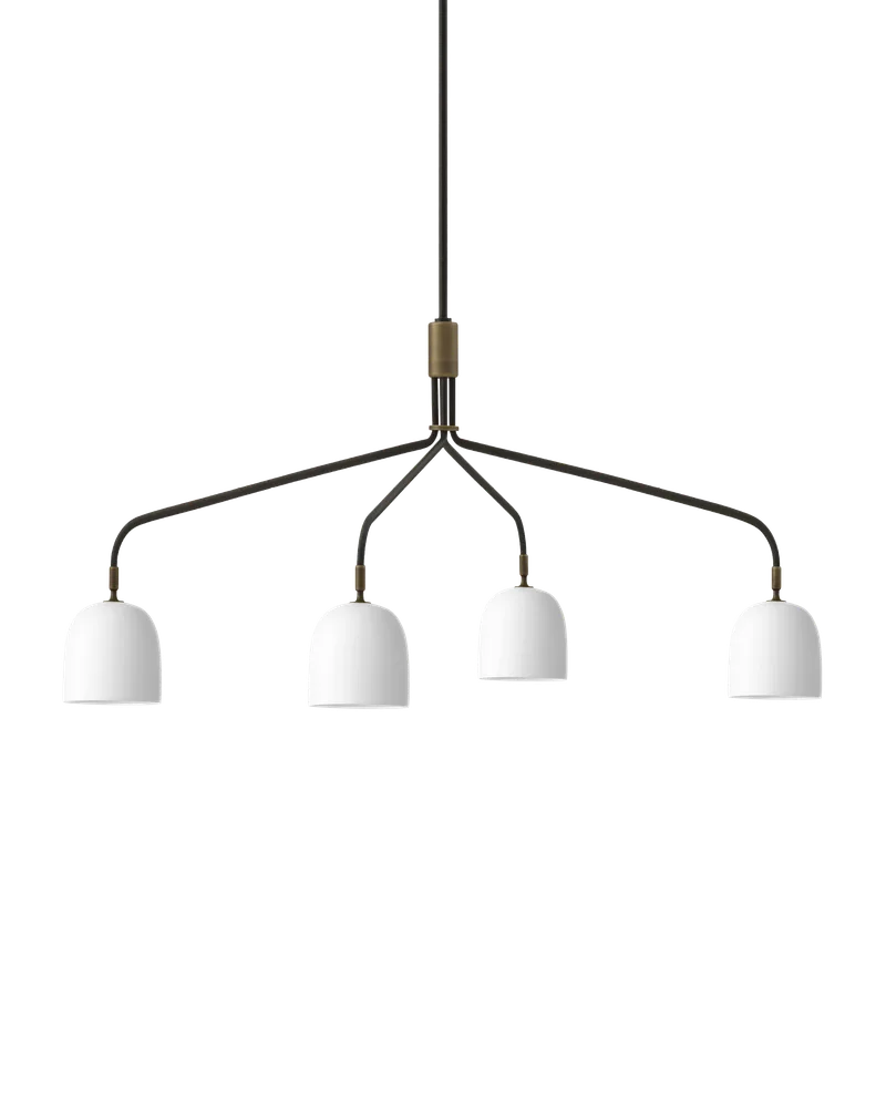 Howard Chandelier by GUBI in Bone China, 4, Long, EU – product photo