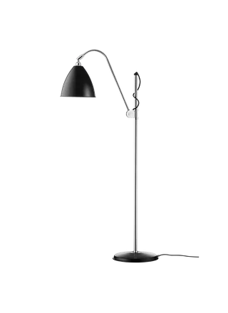 Bestlite BL3 Floor Lamp van GUBI in Black Semi Matt, Chrome, Ø21 × 18 cm, EU – productfoto 5 van 5