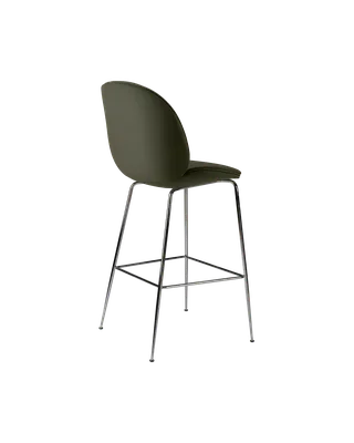 Beetle Bar Chair, Fully Upholstered by GUBI in Sunday, Dedar (018, Standard), Black Chrome, Conic base – product photo 2 of 4