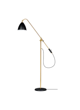 Bestlite BL4 Floor Lamp van GUBI in Black Semi Matt, Brass, EU – productfoto 3 van 3
