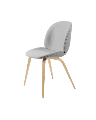 Beetle Dining Chair, Fully Upholstered by GUBI in Remix 3, Kvadrat (123, Standard), Wood base, Oak Semi Matt – product photo 5 of 5