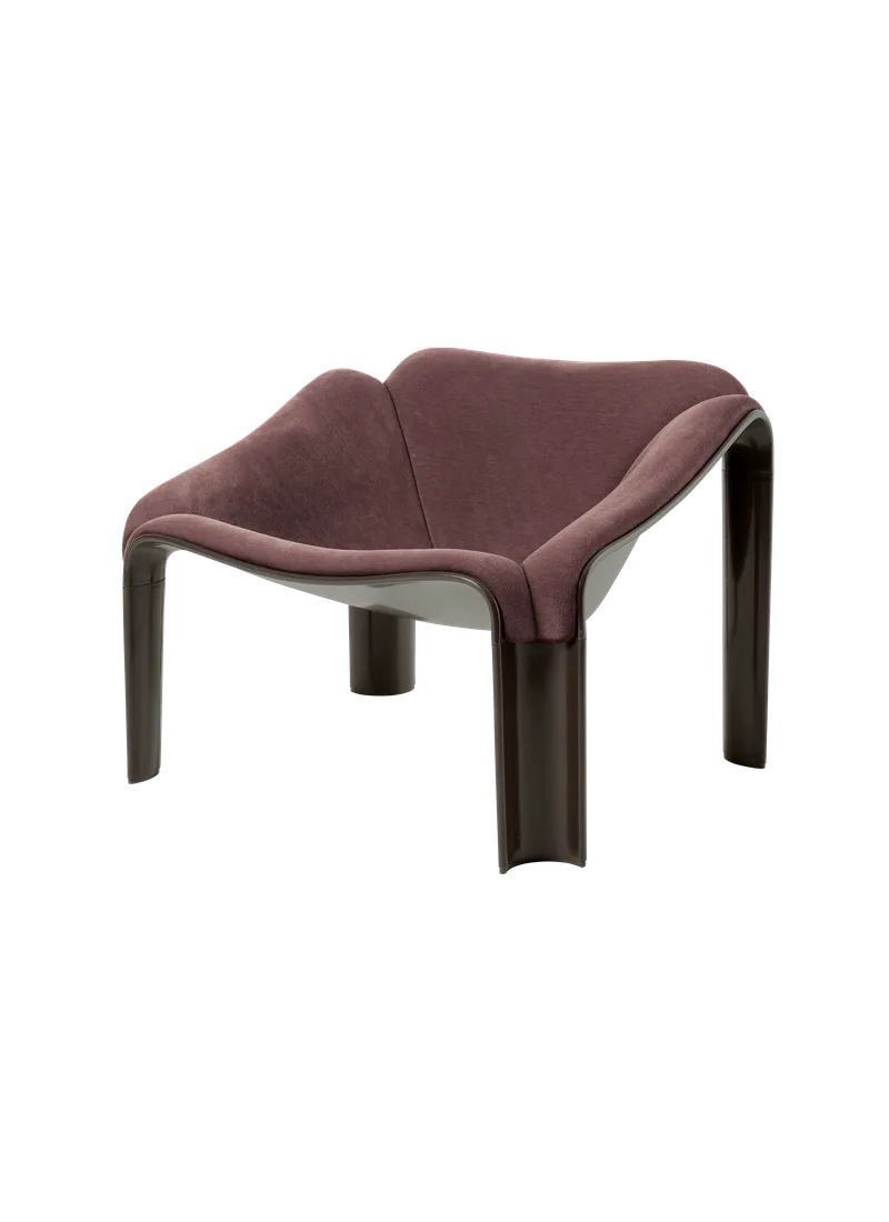 F300 Lounge Chair by GUBI in Alpaca Alto, Dedar (015, Standard), Molé – product photo